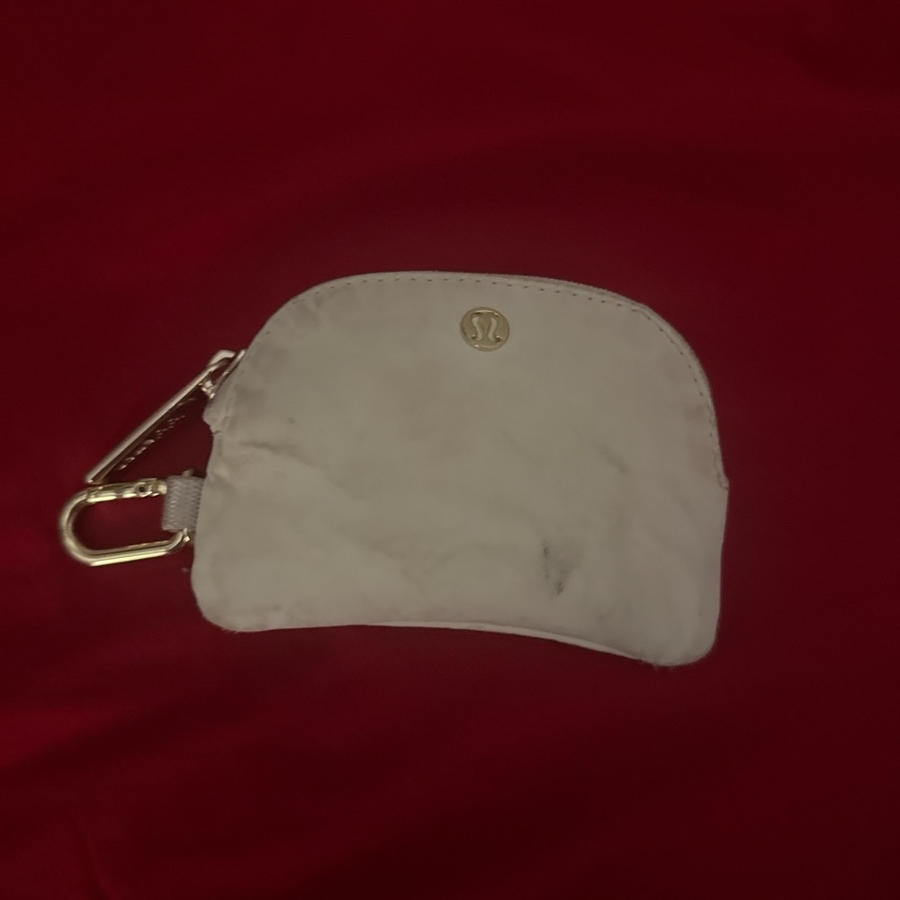 lululemon athletica Cream Key & Card Holder